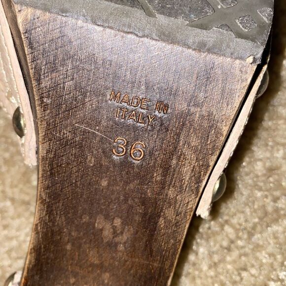 BURBERRY NOVA CHECK Y2K SLIP ON HEELS MULES SANDALS - Picture 7 of 7